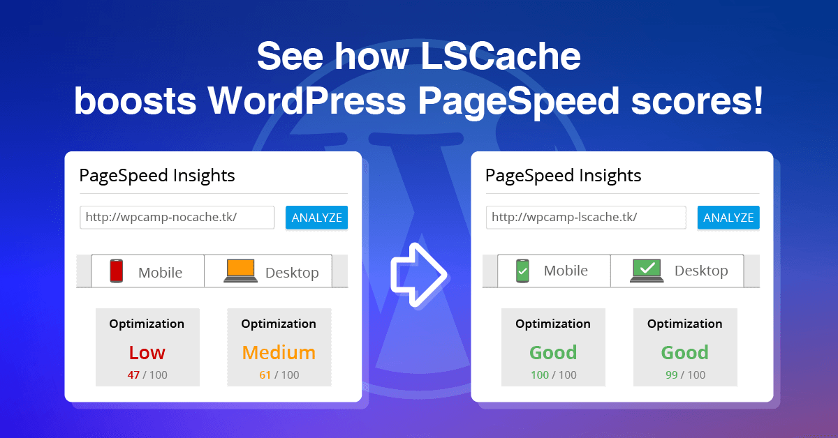 Improve your WordPress PageSpeed Score with LiteSpeed Cache